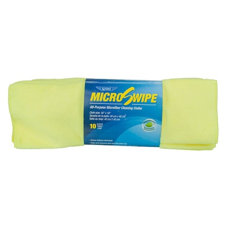 Ettore MicroSwipe Towel 10 Pack  Yellow, 10PK 84412